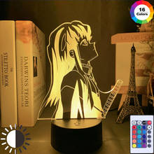 Led Night Light for Bedroom Decor Gift Nightlight Anime 3d Lamp Muichiro Demon Slayer Tokito 2024 - buy cheap