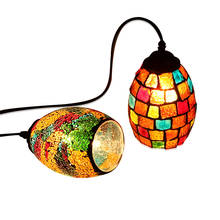 Винтажный подвесной светильник в средиземноморском стиле E27, креативная мозаика, подвесной светильник в турецком стиле для кафе-бара, магазина одежды 2024 - купить недорого