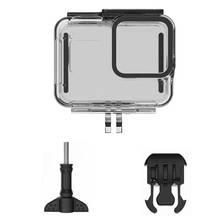 60m Underwater Waterproof Case Cover Lens Filters Screen Protector Silicone Body Case for Gopro Hero 8 Black Sport Action Camera 2024 - buy cheap