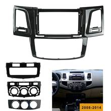 Car Radio Fascia Trim Kit, 9 Inch 2 Din Dash Panel DVD Frame Install Kit for TOYOTA FORTUNER 2008-2014 2024 - buy cheap