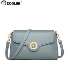 ZOOLER-Bolso de cuero auténtico con forma de corazón para mujer, bandolera de hombro femenina, de lujo, color negro, # lt393 2024 - compra barato