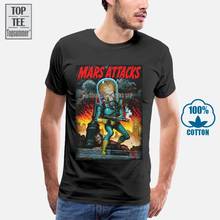 Mars Attacks-Camiseta de manga corta para hombre, camisa de gran tamaño, blanca, A0005 2024 - compra barato