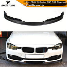 Parachoques delantero para BMW 325i 328i Serie 3 F30 F31, parachoques estándar 2012-2015, divisores de fibra de carbono/FRP 2024 - compra barato