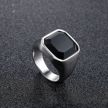 Anéis de aço inoxidável para homens, punk legal, atacado, lotes, anel sinete, preto, anel antigo, cor, 2020, jóias da moda 2024 - compre barato