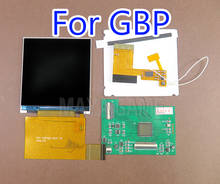 Tela lcd para nintendo gbc, gbp ngpc, kit de substituição para modificação, luz alta, brilho ajustável, 5 segmentos, acessórios 2024 - compre barato