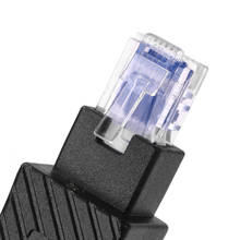 Удлинительный кабель разъем адаптера RJ45 конвертер «Папа-мама» углом 90 градусов Расширение переходник LAN Ethernet соединитель 2024 - купить недорого