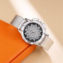 Роскошные женские кварцевые часы, женские часы-браслет, повседневные наручные часы со стальным ремешком, креативный модный подарок, Relogio Feminino 2024 - купить недорого