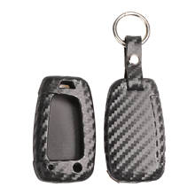 Funda de silicona de carbono para llave de coche, carcasa para Hyundai i30, i35, i40, Kona, Azera, Elantra, Solaris, Grandeur, Ig, Accent, Santa FOB 2024 - compra barato