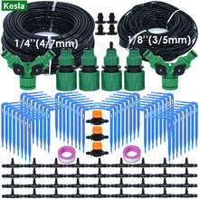 KESLA-Sistema de goteo emisor de codo, Kits de riego de jardín, manguera de 4/7mm a 3/5mm para bonsái para el hogar, invernadero, 1/4 ''a 1/8'' 2024 - compra barato