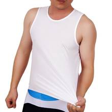 CKAHSBI-Chaleco de ciclismo con capas para hombre, camiseta superligera sin mangas, transpirable, ropa interior deportiva, color blanco 2024 - compra barato