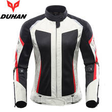 Duhan-jaqueta feminina para motociclsta, malha respirável, roupa de proteção, feita em tecido oxford, 600d 2024 - compre barato