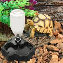 1 piece glass reptile automatic drinking fountains turtle basin drinking fountains reptile box landscape decoration 2024 - buy cheap