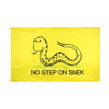 FLAGHUB 60X90 90X150cm Tea Party Gadsden No Step On Snek Flag For Decoration 2024 - buy cheap