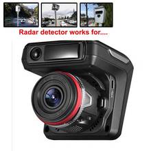 Câmera dvr automotiva 3 em 1, com radar, rastreador gps, gravador de vídeo, full hd 1080p, dispositivo de aviso de tráfego, tacógrafo 2024 - compre barato