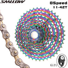 Mountain Bicycle Freewheel Speed T Gear Ratio Bike Cassette Flywheel Part MTB Road Bikes accessories, Mountain bike, 8 speed, 11-42 T gear, high hardness 2024 - buy cheap