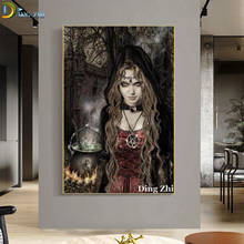 5D Cross Stitch Diamond painting Home Decor Vampire Castle Witch Mosaic Full Square Round Drill Embroidery Handmade Wallpaper 2024 - buy cheap