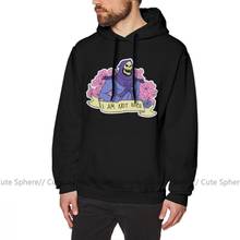 Skeletor Hoodie I AM NOT NICE Hoodies Fashion Loose Pullover Hoodie Long Autumn Male XXXL Cotton Black Hoodies 2024 - buy cheap