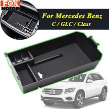 For Mercedes Benz C GLC Class W205 C180 C200 C260 C300 GLC200 GLC260 GLC300 Car Armrest Storage Box Central Console Tray Pallet 2024 - buy cheap