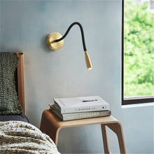 Luminária de parede led minimalista, nórdico, iluminação criativa, espelho curvo, para sala de estar, lojas de roupas, corredor, hotel, café 2024 - compre barato