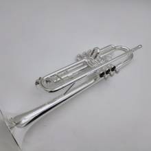 Trompeta de Jupiter JTR1110R Bb Tune, instrumento Musical de superficie chapada en plata de alta calidad, con accesorios de funda, nuevo 2024 - compra barato