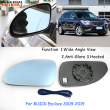 Tvyvikj-espelho retrovisor lateral, lente de vidro azul para buick invave 2009-2019, ângulo de visão amplo, anti-reflexo 2024 - compre barato
