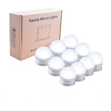 Makeup Mirror Vanity Led 5v 2A Light Bulbs Hollywood Style Led Lamp  USB Cosmetic Lighted Dressing table   Paste installation 2024 - buy cheap