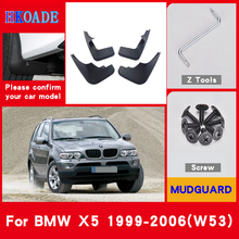 Para-lamas para carros bmw x5 e70 2014-2019, proteção contra respingo para fender 2024 - compre barato