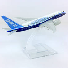 14CM Static Aircraft Model 1:400 airbus Boeing B787-800 Prototype airlines Static with base metal airplane collectible PlaneToys 2024 - buy cheap