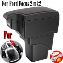 For Ford Focus 2 mk2 armrest box car accessories Ford Focus 2 Car Armrest box nterior Retrofit parts Center Storage box USB 2024 - buy cheap