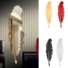 4 Color Decoration Mirror Effect Paster Fashion Long Lasting Wall Stickers Home Ornament Durable Creative Practical Room 2024 - buy cheap