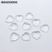 New arrival! 19x19mm 520pcs Clear acrylic Faceted feather shape beads for Earrings parts,hand Made Jewelry Findings & Components 2024 - buy cheap