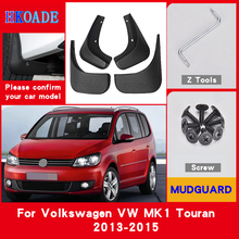 Para-lamas para carros volkswagen, vw mk1 touran 2015 a 2003, proteção contra respingo para-lamas 2024 - compre barato