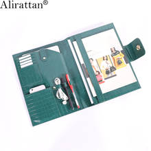Alirattan новая индивидуальная папка портфель сумка 2021 модная дизайнерская кожаная папка для документов из страуса для Air Pro Ipad клатч 2024 - купить недорого