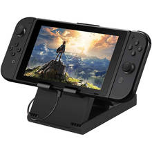 Регулируемая Складная Компактная подставка, угловой держатель NS кронштейн для игровой консоли Nintendo Switch Dock SmartPhone 2024 - купить недорого