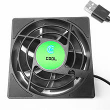 Вентилятор охлаждения для ТВ-приставки, тихий бесшумный кулер для ТВ-приставки, 5 В, радиатор питания USB, мини-вентилятор 2024 - купить недорого