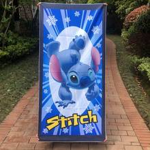 Disney Lilo & Stitch Bath Towel Microfibre Home Kid Baby Beach Swimming Towel Cartoon Flower Fairy Tinkerbell Polyester 70X140cm 2024 - buy cheap