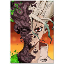 El más vendido póster de Dr Stone para pared, calcomanías artísticas de tela, póster de tela, decoración personalizada para el hogar, 30x45cm, 2020.6.15 2024 - compra barato