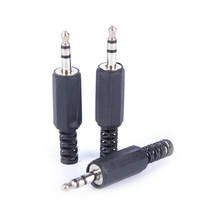 ZLinKJ-conector de Audio para auriculares, conector macho de 3,5mm y 3,5mm, color negro, 10 Uds. 2024 - compra barato