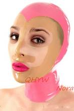 Sexy Latex Women full head latex rubber mask hoods fetish cosplay mask Back Zipper Club Wear 2024 - buy cheap