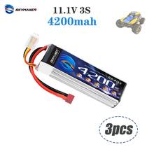 3pcs Lipo Battery 11.1v 3S 4200mah 40C For RC Car Helicopter Drone Boat  RC Spare Parts High Quality Battery 3s Battery Skymaker 2024 - buy cheap