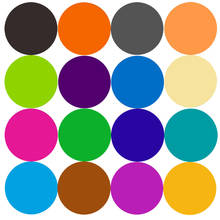 Fltmrh-conjunto pingente redondo para camafeu, 8, 10, 14, 16, 18, 20, 25, 30mm, padrão colorido aleatório, quadros com parte traseira lisa 2024 - compre barato