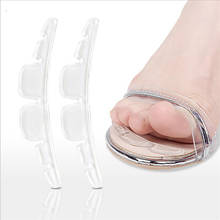 1 par auto-adesivo gel antiderrapante pé remendo anti-desgaste silicone transparente feminino sapato de salto alto adesivo almofada almofada pé hind cuidados 2024 - compre barato