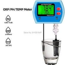 Monitor medidor de temperatura 3 en 1 para tratamiento del agua, Analizador de calidad del agua para bebidas, sonda tipo BNC reemplazable, acidómetro Redox 2024 - compra barato
