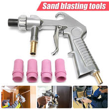 Sandblaster Air Siphon Feed Blast Sand Blasting Gun with Metal Ceramic Nozzle Tips for Blasting High-pressure Liquid 2024 - buy cheap