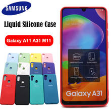 Samsung A31 Case Soft-Touch Liquid Silicone Back Case Silky For Samsung Galaxy A11 A31 M11 Protective Case A11 A31 Phone case 2024 - buy cheap