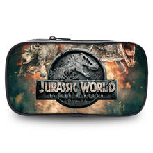 JURASSIC WORLD PARK MOVIE Wallet Bag Zipper Pencil Case Cosmetic Pouch Students Wallet Purse Bag Boys Girls Gift Pencil Holder 2024 - buy cheap