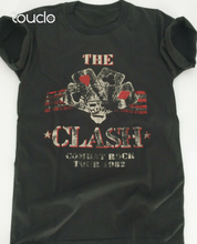 The Clash Combat Rock Tour 82 Short SLeeve Black Men  T-shirt 2024 - buy cheap