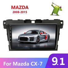 Radio con GPS para coche, reproductor de vídeo con Android 9,1, 9 pulgadas, 2 din, DVD, MP5, sin DVD, WIFI, 2G de RAM, para Mazda Cx-7, cx7, cx 7, 2008-2015 2024 - compra barato