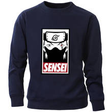 Japonês anime marca ultimate ninja sensei moletom masculino crewneck pulôver hoddies jumper topos velo streetwear fatos de treino 2024 - compre barato