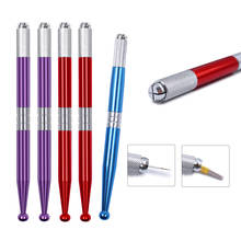 Tattoo Manual Pen Permanent Makeup Eyebrow Caneta Tebori Microblading Pen for 3D Embroidered Pen Machine  Tattoo Supplies 2024 - buy cheap